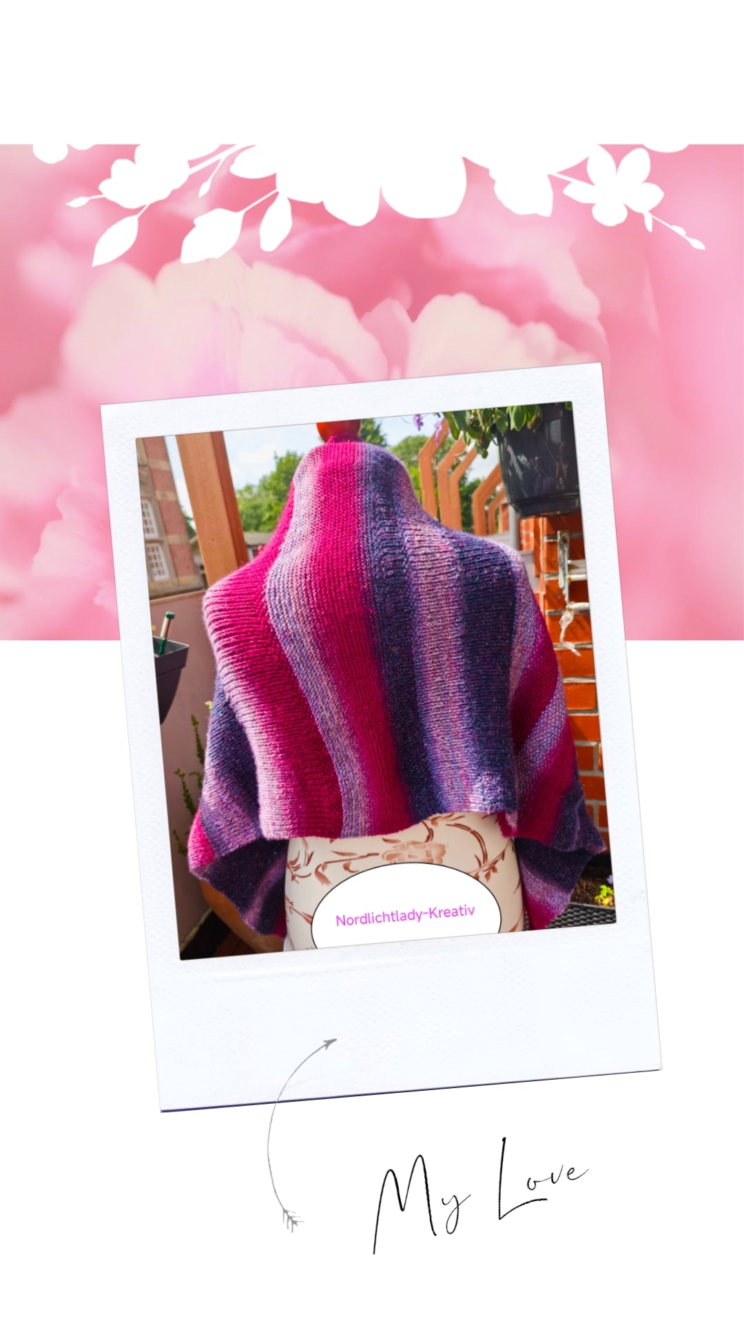 Gestrickte XXL Stola