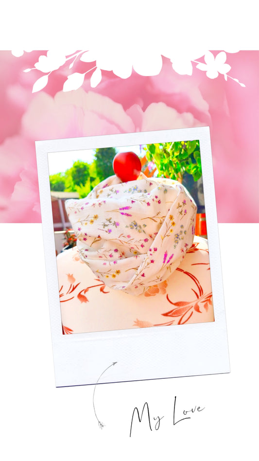 Schöner Loop aus hochwertigen Musselinstoff