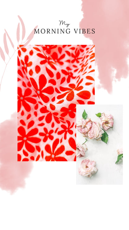 Elegantes doppellagiges Dreieckstuch aus hochwertigen Musselinstoff